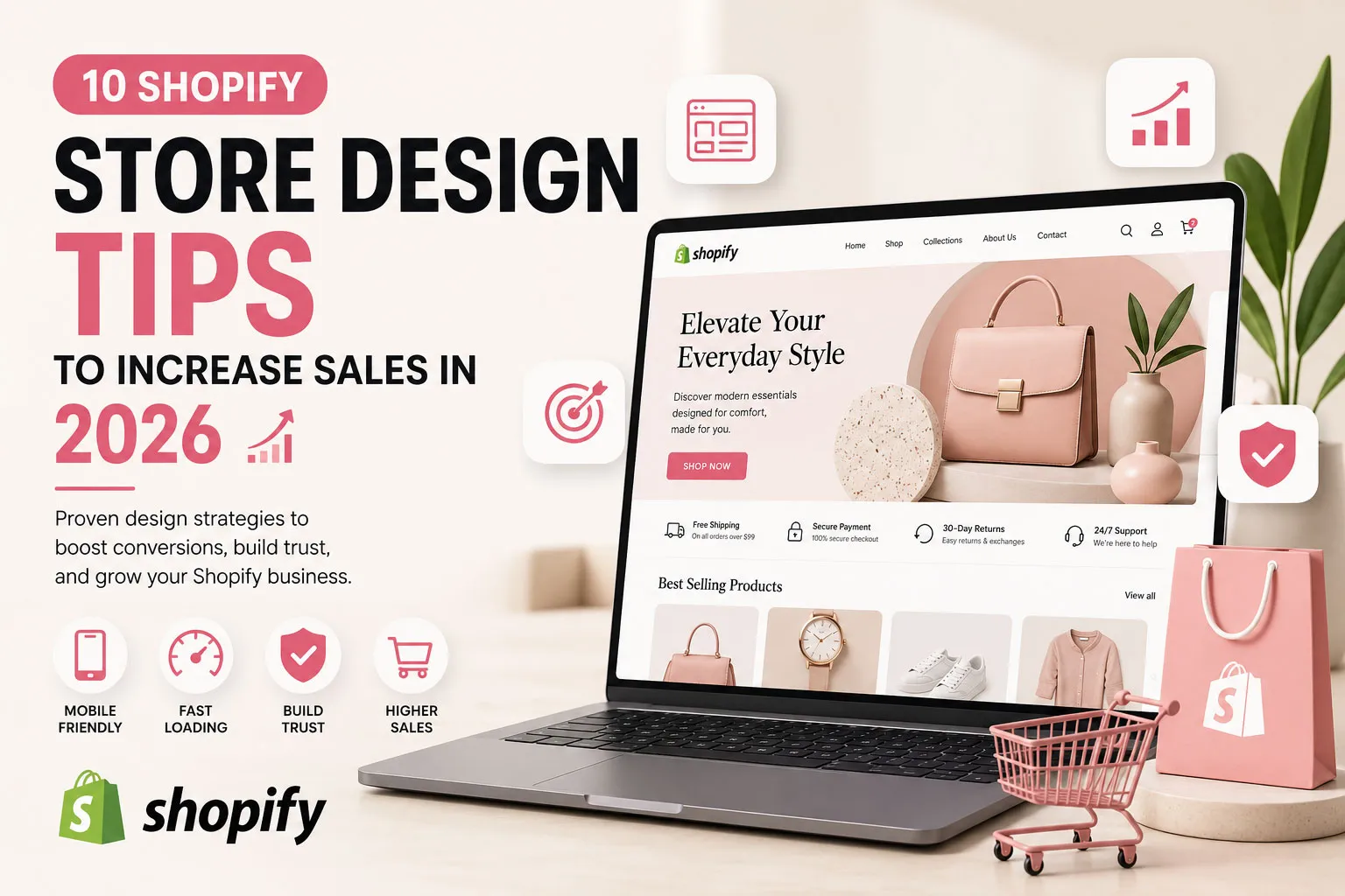 10 Shopify Store Design Tips to Increase Sales in 2026